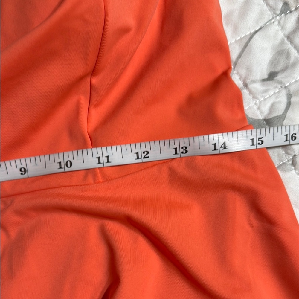 NWT Vibrant Orange women’s One Piece Swimsuit 12 - Picture 6 of 11